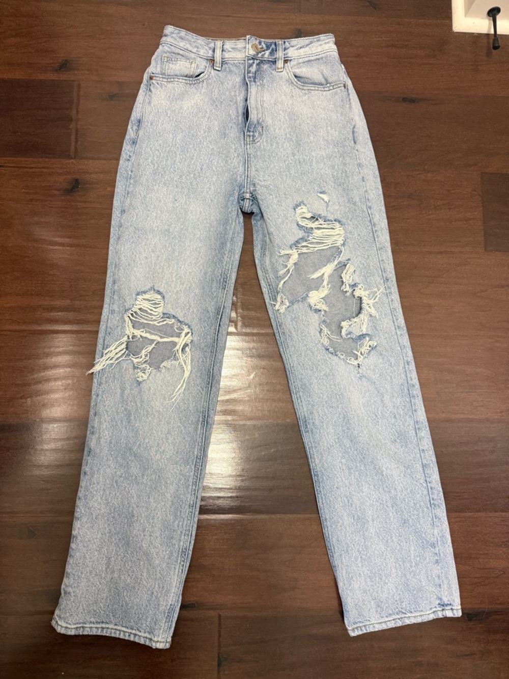 PacSun 90s Boyfriend Jeans Size 27 Distressed Light Wash